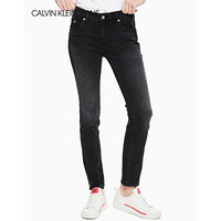 CK JEANS 2020春夏款女装 时尚中腰休闲牛仔裤CKJ022J213415 1BY-黑色 26/30