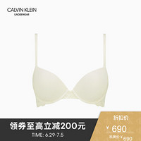 CK UNDERWEAR 2020春夏款 女装记忆棉蕾丝文胸 QF5435AD 101-米白色 34B