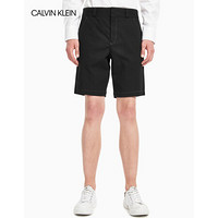 CK CALVIN KLEIN 2020春夏新款男装 简约弹力骑行短裤 M23013C353 010-黑色 31