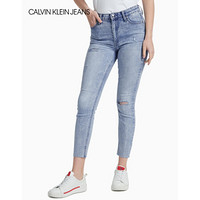 CK JEANS 2020春夏款女装 时尚高腰紧身牛仔裤CKJ010J213936 1AA-蓝色 29