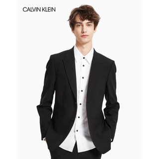 CK CALVIN KLEIN 2020春夏新款男装 可水洗羊毛西服 M01939W153 010-黑色 46