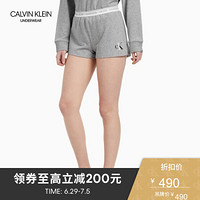 CK UNDERWEAR 2020春夏款 女装家居短裤 QS6428 020-灰色 S