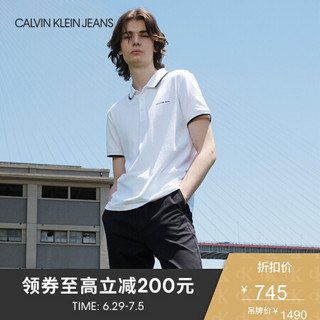 CK JEANS 2020春夏款 男装纯色时尚休闲裤 J315182 BAE-黑色 29