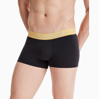 CK UNDERWEAR  男士红色时尚Logo腰边平角内裤 NB1955 001-黑色 M