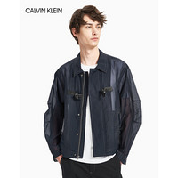 CK CALVIN KLEIN 2020春夏新款男女同款时尚休闲短外套 M63360N105 433-蓝色 S