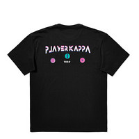 Kappa卡帕电音EDM联名男运动短袖纯棉休闲T恤夏季半袖2020新款|K0A12TD79D 黑色-990 XL