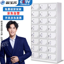 欧倍 Alpen 欧宝美更衣柜铁皮柜储物柜员工柜鞋柜二十四门更衣柜多门柜碗柜鞋柜