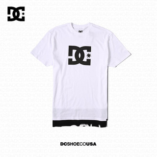 DCSHOECOUSA男运动宽松白色潮牌纯棉圆领短袖T恤5226J809 白色WBB0 M