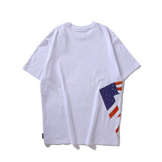 DCSHOECOUSA 短袖T恤男潮款运动休闲衫 5226J918 白夹色-WBB0 L