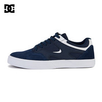 DC SHOES 春夏新款KALIS联名款拼接纯色休闲运动滑板鞋 ADYS300576 藏青夹色-NWH 42