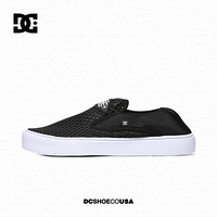 DCSHOECOUSA/DC 男女运动懒人一脚蹬休闲帆布鞋DM182601 黑色-BLK 40