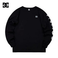 DC SHOES 20春季新款男士印花男士长袖T恤 GDYZT20119 黑夹色-BLK S