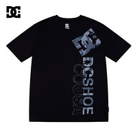 DCSHOES 春夏新款迷彩印花潮流男士短袖纯棉T恤 GDYZT20123 黑夹色-XKKG S