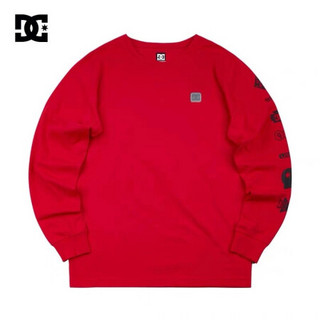 DC SHOES 20春季新款男士印花男士长袖T恤 GDYZT20119 黑夹色-BLK S