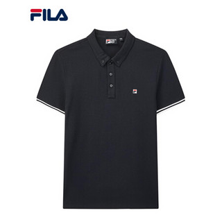 FILA 斐乐男子短袖POLO2020夏季新款时尚简约短袖衫男POLO 传奇蓝-NV 175/96A/L