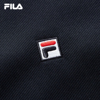 FILA 斐乐官方男子短袖POLO2020春季新款运动商务针织短袖T恤衫男 传奇蓝-NV 175/96A/L