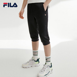 FILA（斐乐）官方男子七分裤2020夏季新款透气休闲裤潮流运动裤男 传奇蓝-NV 175/84A/L