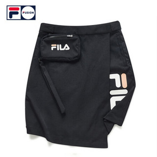 FILA FUSION 斐乐 女子半身裙 KOki,同款2020夏季新款时尚女裙 深黑-BK 170/70A/L