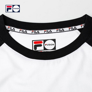 FILA FUSION 斐乐女子短袖T恤2020夏季新款时尚潮牌宽松半袖服 标准白-WT（宽松版型，建议拍小一码） 165/84A/M