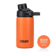 2020新款 驼峰（CAMELBAK）美国儿童保温水杯小容量学生女不锈钢水杯防摔直饮杯子随手杯 350ml鲤鱼橙