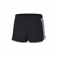 李宁官网运动短裤女子运动短裤跑步系列女装AKSP172 标准黑微晶灰 XL