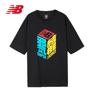 New Balance NB官方2020新款男款女款AMT02373休闲T恤 BK AMT02373 XXL