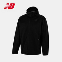 New Balance NB官方男款运动上衣MJ93904长袖针织连帽外套运动服 BK MJ93904 XXL