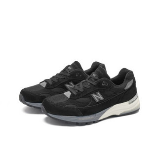 New Balance NB官方2020新款男款女款M992BL美产休闲鞋 黑色 M992BL 42