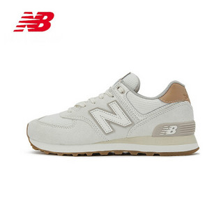 New Balance NB官方2020新款女款WL574BCV复古休闲鞋 米色 WL574BCV 39