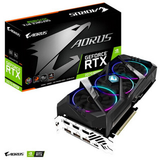 技嘉 GeForce RTX2070/2070SUPER 台式机电竞游戏电脑显卡 AORUS RTX 2070S 8G