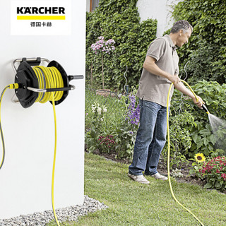 KÄRCHER 卡赫 KARCHER  高压洗车水枪泵家用洗车浇花水管车 庭院水枪 水管软管 HR4525 京东自营