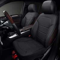 百德(SAFEBET)定制5D真皮坐垫 四季通用汽车座垫 典雅黑 厂家定制直发