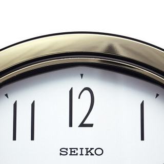 精工（Seiko）时尚创意欧 式客厅居家静音挂钟挂表