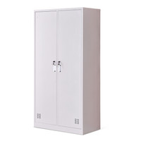 中伟二门更衣柜铁皮柜储物柜员工柜龙湖定制款