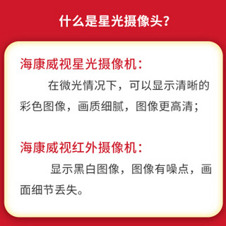 海康威视摄像头 监控设备套装 13路带2T400万像素星光级监控POE连接 红外30米手机远程3T46WD-I3室内室外