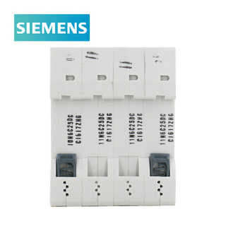 SIEMENS 西门子 5SN6 微型断路器空气开关家用空开自营 6KA 4P C25A 5SN64257CN