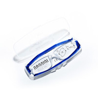 纳尼尼进口老花镜男女轻薄时尚CP2 折叠便携高清舒适老花眼镜 蓝色 200度(55-59岁)