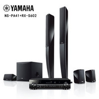 雅马哈（YAMAHA）NS-PA41+RX-S602 5.1家庭影院音响组合系统数字功放机   黑色
