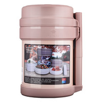 万象（WANXIANG）保温饭盒 J17S 1L便携式学生温饭盒 多功能不锈钢保温桶便当盒 金色