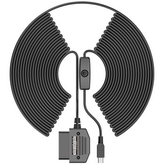 群华（vosonic）行车记录仪通用OBD接口 24小时停车监控降压线 低电压保护 暗线