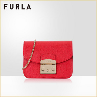 FURLA/芙拉METROPOLIS 潮流迷你女士斜挎包小方包链条包