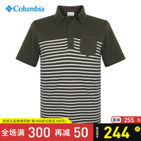 哥伦比亚Columbia户外男速干衣透气翻领POLO短袖T恤PM3689/PM3688