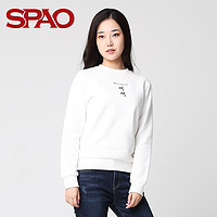 SPAO情侣款圆领印花卫衣男女同款时尚潮流卫衣SPMW889I91