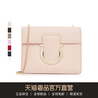 Ferragamo/菲拉格慕 GANCINI多色牛皮金属扣女包斜挎单肩包