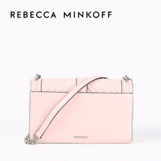 Rebecca Minkoff牛皮女包CHEVRON QUILTED LOVE 新品单肩斜挎包 PEONY