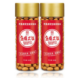 如水食品 如水 鱼皮花生505g×2桶 网红童年怀旧零食大仁花生米 非油炸坚果