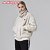 Kappa卡帕女防寒棉服加厚羊羔绒保暖外套新K0962MM80