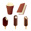 iceberry俄罗斯冰淇淋五款组合装 10支进口冰激凌脆皮巧克力雪糕 五款组合装