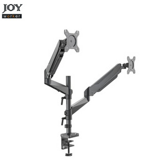 Joyworker电脑显示器支架底座升降旋转双屏拼接15-32英寸承重9kg黑色JW-GM324E