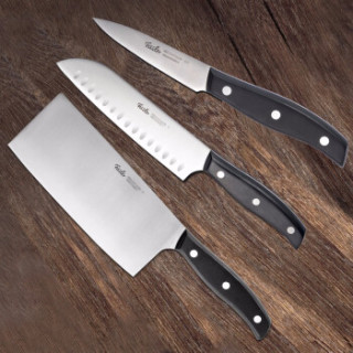 德国菲仕乐fissler精致系列三件套中式菜刀日式多用刀去皮刀中式菜刀